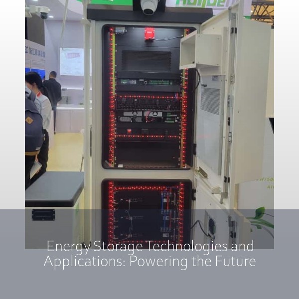 Energy Storage Technologies and Applications: Powering the Future